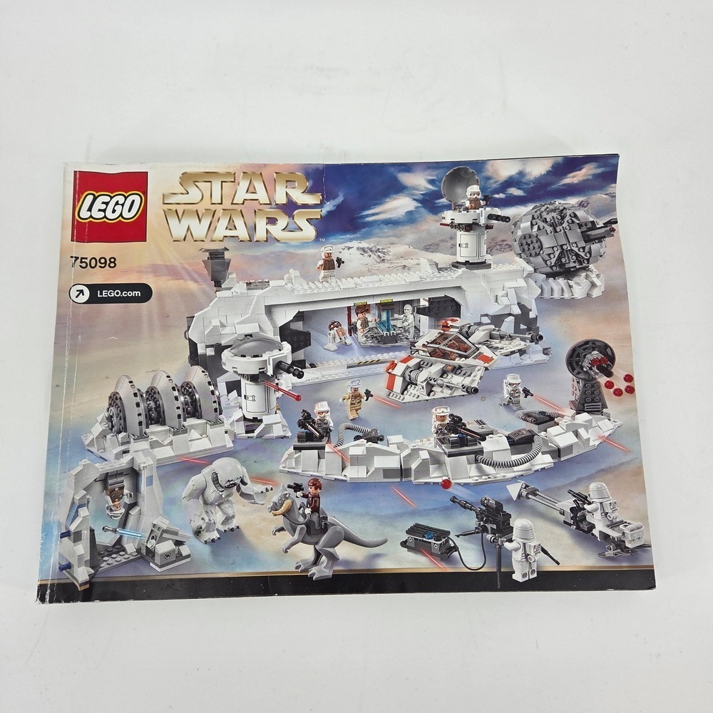 Lego Star Wars 75098 Assault on Hoth Instruction Manual Building‎ Guide Only